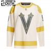 Vegas Golden Knights Jack Eichel Adidas 2023-24 Winter Classic Cream Trikot Authentic - Kinder